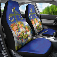 Swedish Glad Midsommar Car Seat Cover Hade du en bra Midsommar