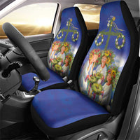 Swedish Glad Midsommar Car Seat Cover Hade du en bra Midsommar