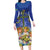 Swedish Glad Midsommar Family Matching Long Sleeve Bodycon Dress and Hawaiian Shirt Hade du en bra Midsommar