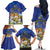 Swedish Glad Midsommar Family Matching Off The Shoulder Long Sleeve Dress and Hawaiian Shirt Hade du en bra Midsommar