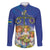 Swedish Glad Midsommar Family Matching Off The Shoulder Long Sleeve Dress and Hawaiian Shirt Hade du en bra Midsommar