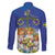 Swedish Glad Midsommar Family Matching Off The Shoulder Long Sleeve Dress and Hawaiian Shirt Hade du en bra Midsommar