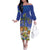 Swedish Glad Midsommar Family Matching Off The Shoulder Long Sleeve Dress and Hawaiian Shirt Hade du en bra Midsommar