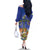 Swedish Glad Midsommar Family Matching Off The Shoulder Long Sleeve Dress and Hawaiian Shirt Hade du en bra Midsommar
