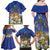 Swedish Glad Midsommar Family Matching Off Shoulder Maxi Dress and Hawaiian Shirt Hade du en bra Midsommar