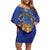 Swedish Glad Midsommar Family Matching Off Shoulder Short Dress and Hawaiian Shirt Hade du en bra Midsommar