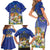 Swedish Glad Midsommar Family Matching Short Sleeve Bodycon Dress and Hawaiian Shirt Hade du en bra Midsommar