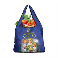 Swedish Glad Midsommar Grocery Bag Hade du en bra Midsommar