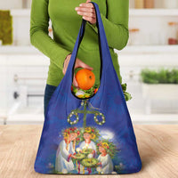 Swedish Glad Midsommar Grocery Bag Hade du en bra Midsommar