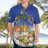 Swedish Glad Midsommar Hawaiian Shirt Hade du en bra Midsommar