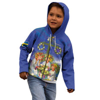 Swedish Glad Midsommar Kid Hoodie Hade du en bra Midsommar