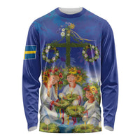 Swedish Glad Midsommar Long Sleeve Shirt Hade du en bra Midsommar