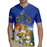 Swedish Glad Midsommar Rugby Jersey Hade du en bra Midsommar