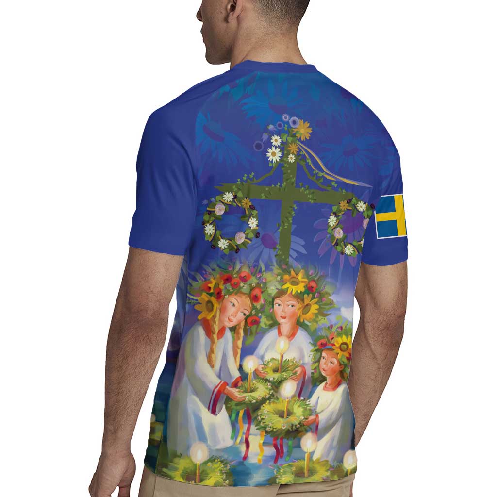 Swedish Glad Midsommar Rugby Jersey Hade du en bra Midsommar