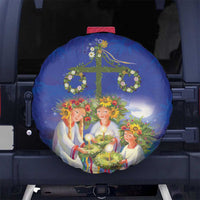 Swedish Glad Midsommar Spare Tire Cover Hade du en bra Midsommar