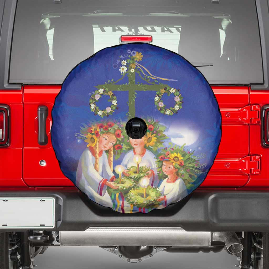 Swedish Glad Midsommar Spare Tire Cover Hade du en bra Midsommar
