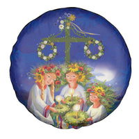 Swedish Glad Midsommar Spare Tire Cover Hade du en bra Midsommar