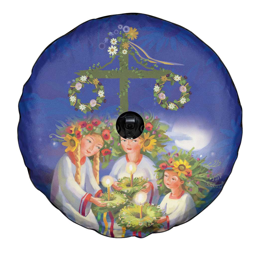 Swedish Glad Midsommar Spare Tire Cover Hade du en bra Midsommar