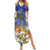 Swedish Glad Midsommar Summer Maxi Dress Hade du en bra Midsommar