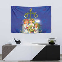 Swedish Glad Midsommar Tapestry Hade du en bra Midsommar
