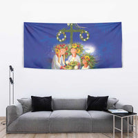 Swedish Glad Midsommar Tapestry Hade du en bra Midsommar