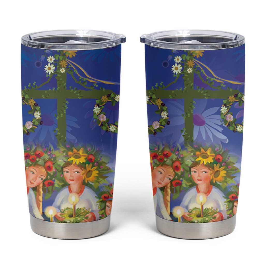 Swedish Glad Midsommar Tumbler Cup Hade du en bra Midsommar