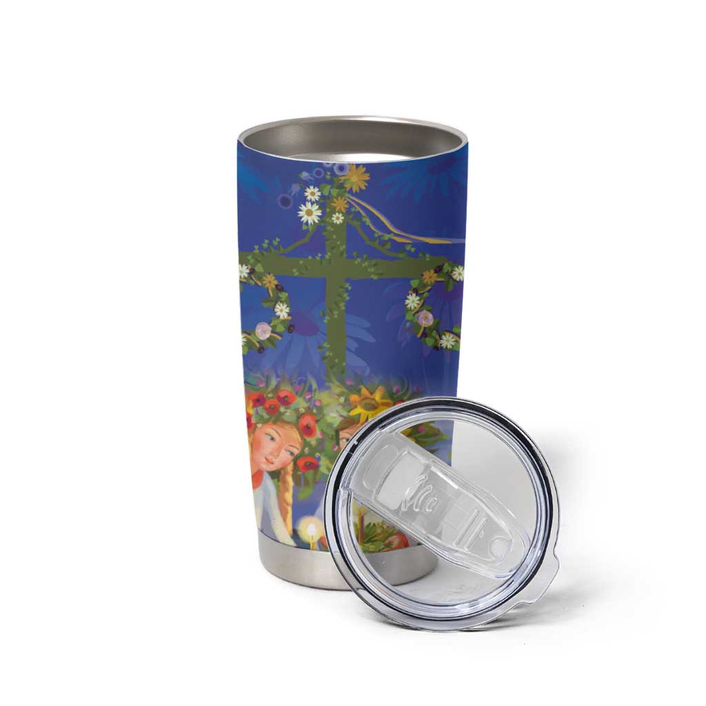 Swedish Glad Midsommar Tumbler Cup Hade du en bra Midsommar