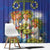 Swedish Glad Midsommar Window Curtain Hade du en bra Midsommar
