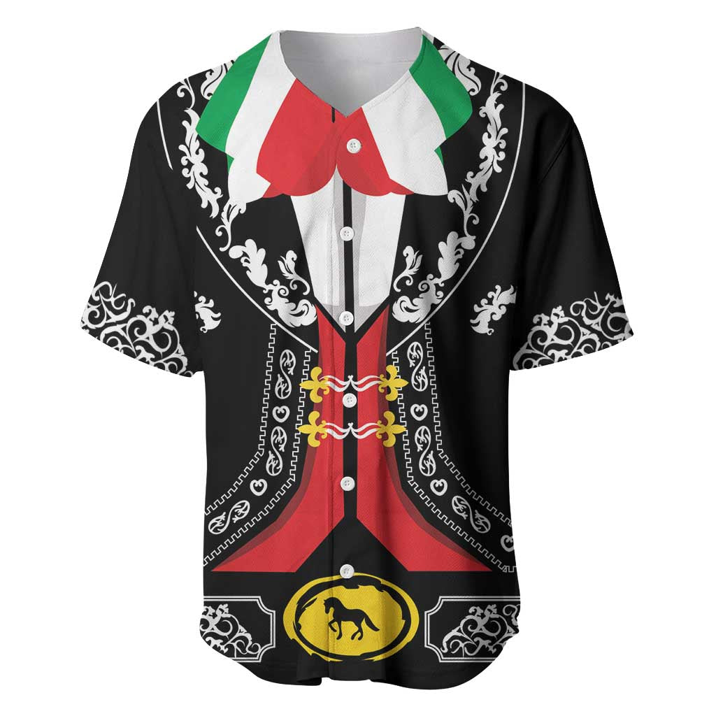 Mexican Trajes Charros Costume Baseball Jersey