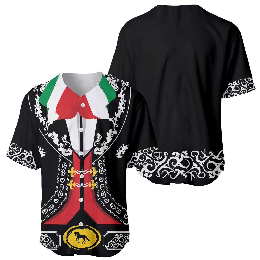 Mexican Trajes Charros Costume Baseball Jersey