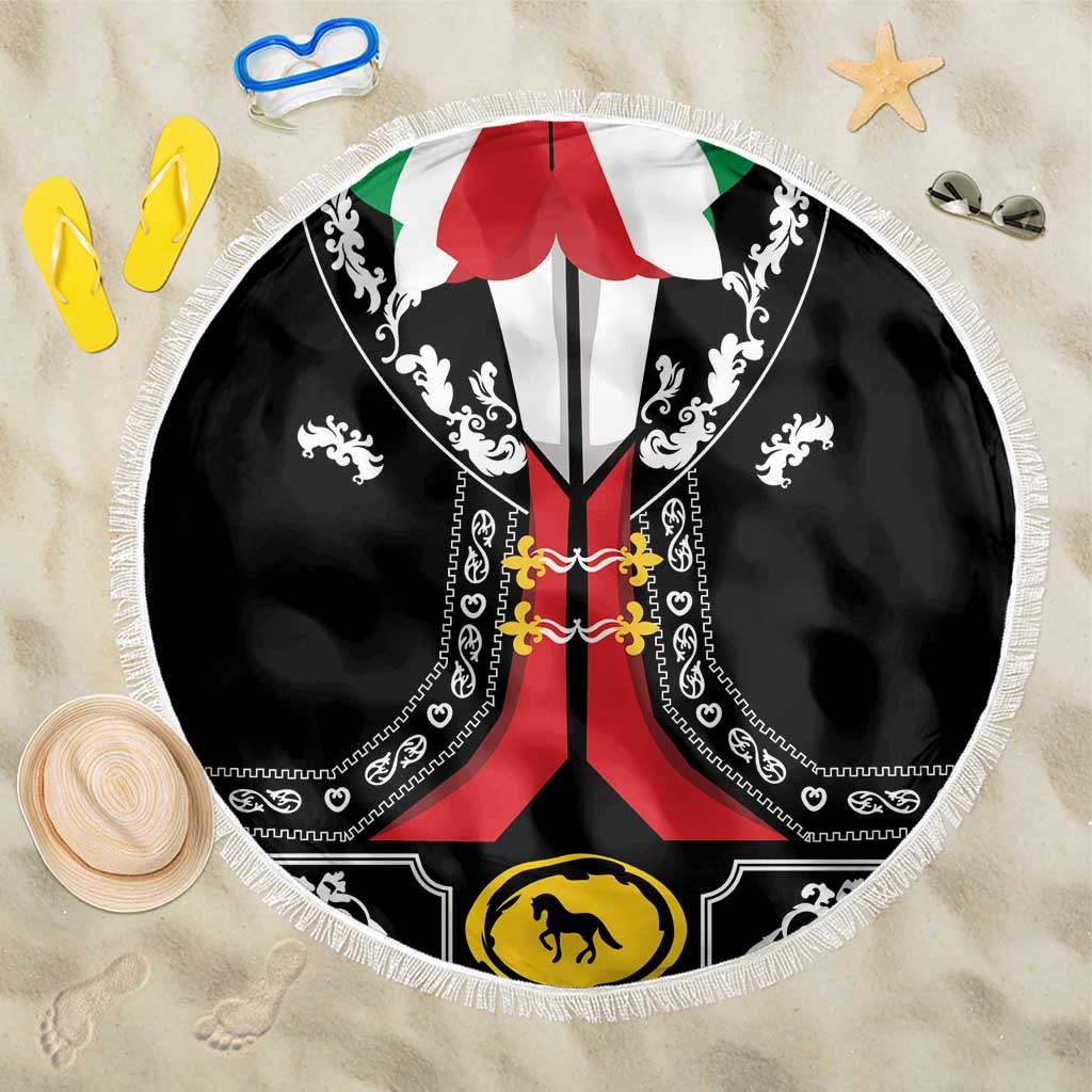 Mexican Trajes Charros Costume Beach Blanket
