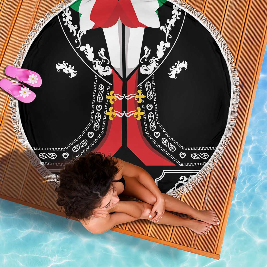 Mexican Trajes Charros Costume Beach Blanket