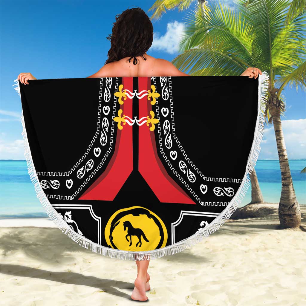 Mexican Trajes Charros Costume Beach Blanket