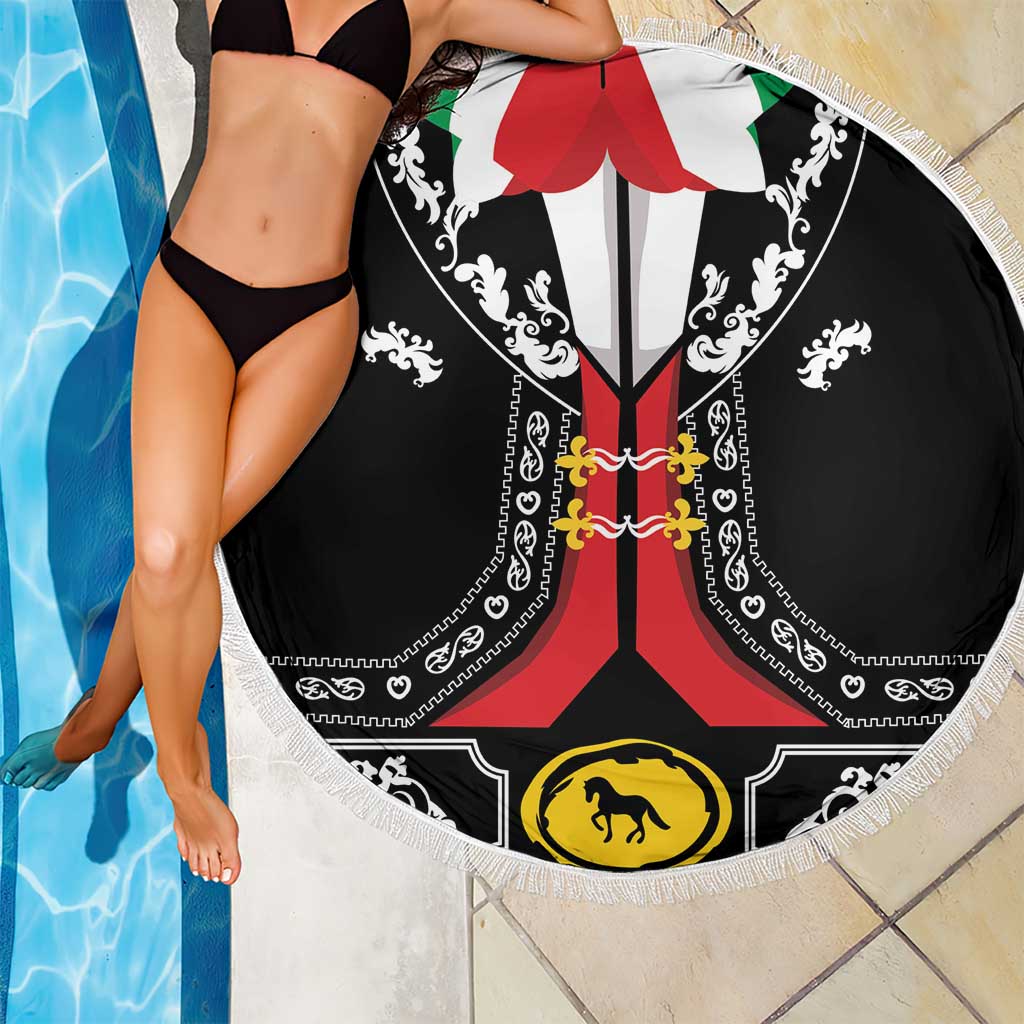 Mexican Trajes Charros Costume Beach Blanket