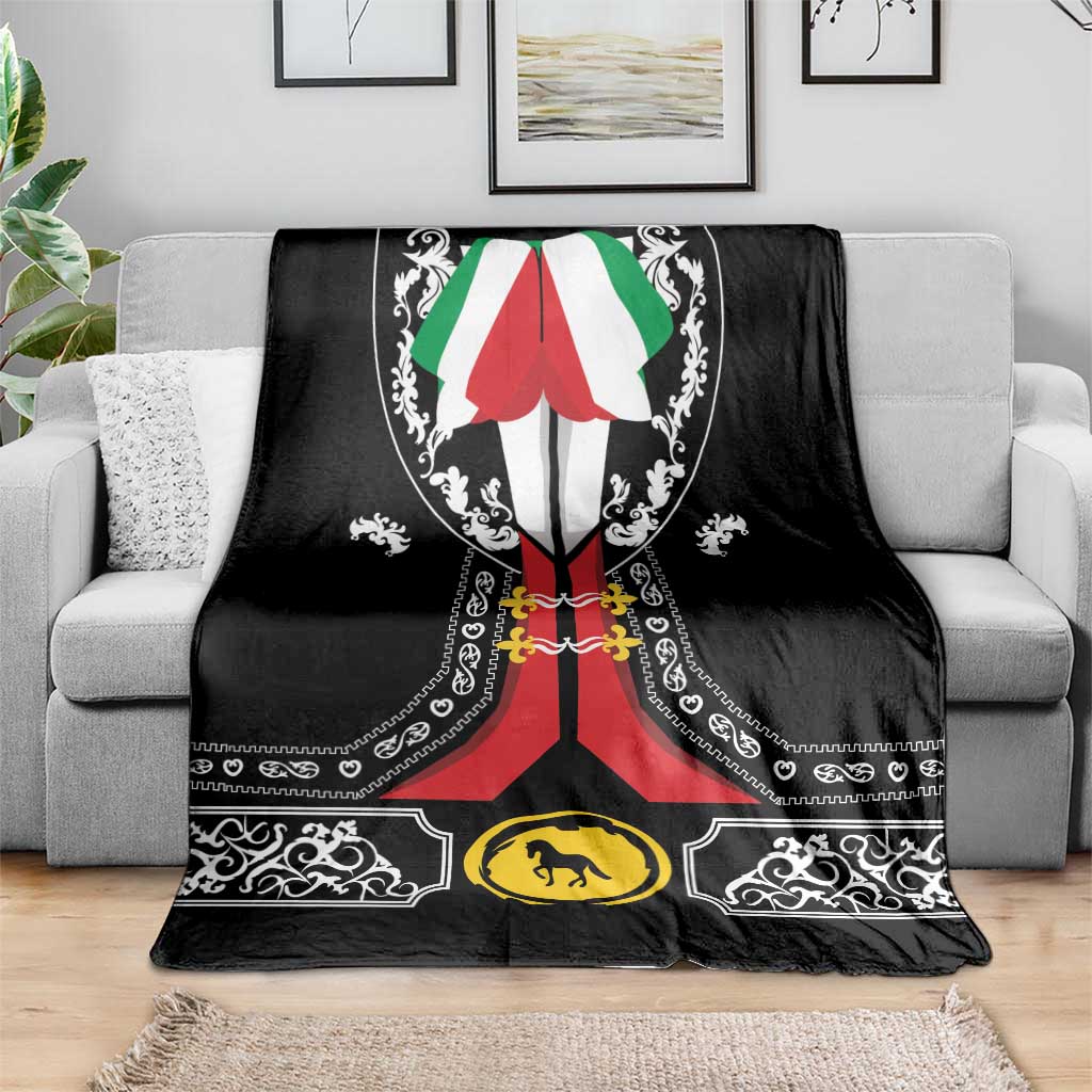 Mexican Trajes Charros Costume Blanket