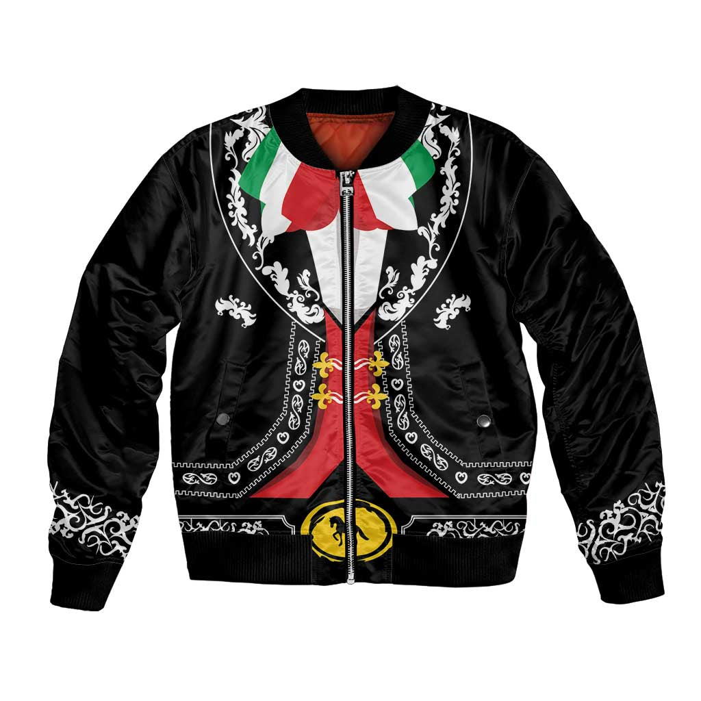 Mexican Trajes Charros Costume Bomber Jacket