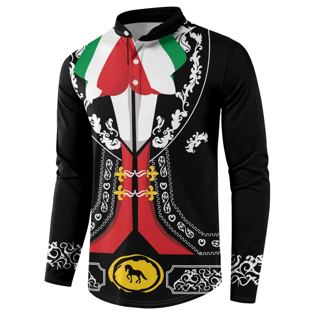 Mexican Trajes Charros Costume Button Sweatshirt