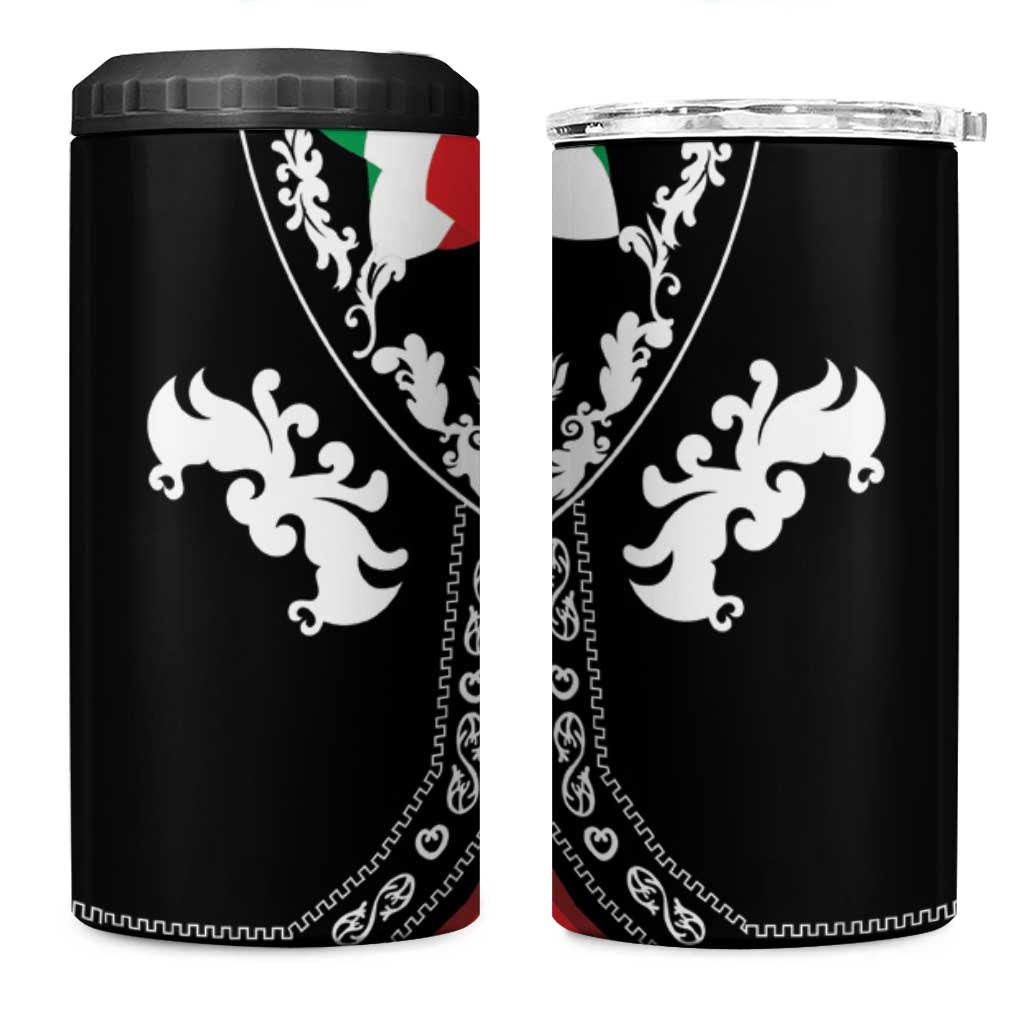 Mexican Trajes Charros Costume 4 in 1 Can Cooler Tumbler