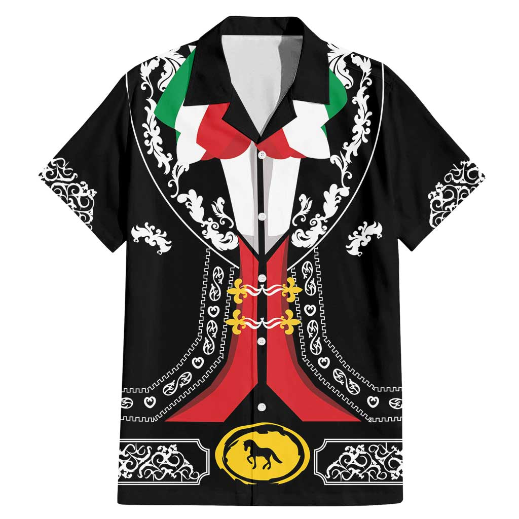 Mexican Trajes Charros Costume Family Matching Mermaid Dress and Hawaiian Shirt