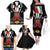 Mexican Trajes Charros Costume Family Matching Off The Shoulder Long Sleeve Dress and Hawaiian Shirt