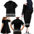 Mexican Trajes Charros Costume Family Matching Off The Shoulder Long Sleeve Dress and Hawaiian Shirt