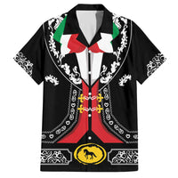 Mexican Trajes Charros Costume Family Matching Off The Shoulder Long Sleeve Dress and Hawaiian Shirt