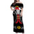 Mexican Trajes Charros Costume Family Matching Off Shoulder Maxi Dress and Hawaiian Shirt