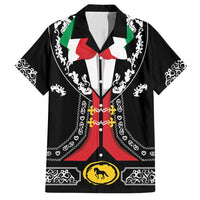 Mexican Trajes Charros Costume Family Matching Short Sleeve Bodycon Dress and Hawaiian Shirt