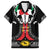 Mexican Trajes Charros Costume Family Matching Short Sleeve Bodycon Dress and Hawaiian Shirt