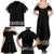 Mexican Trajes Charros Costume Family Matching Summer Maxi Dress and Hawaiian Shirt