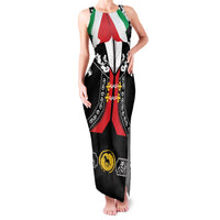 Mexican Trajes Charros Costume Family Matching Tank Maxi Dress and Hawaiian Shirt