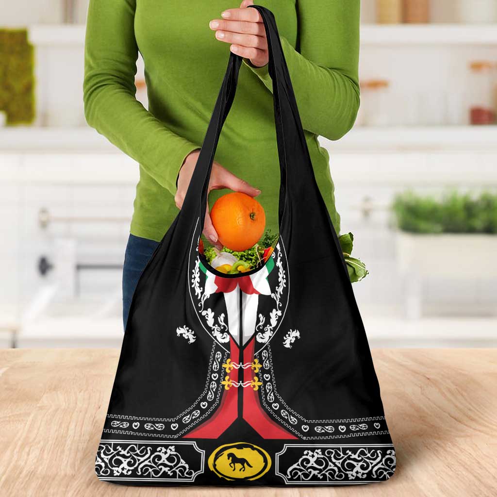 Mexican Trajes Charros Costume Grocery Bag
