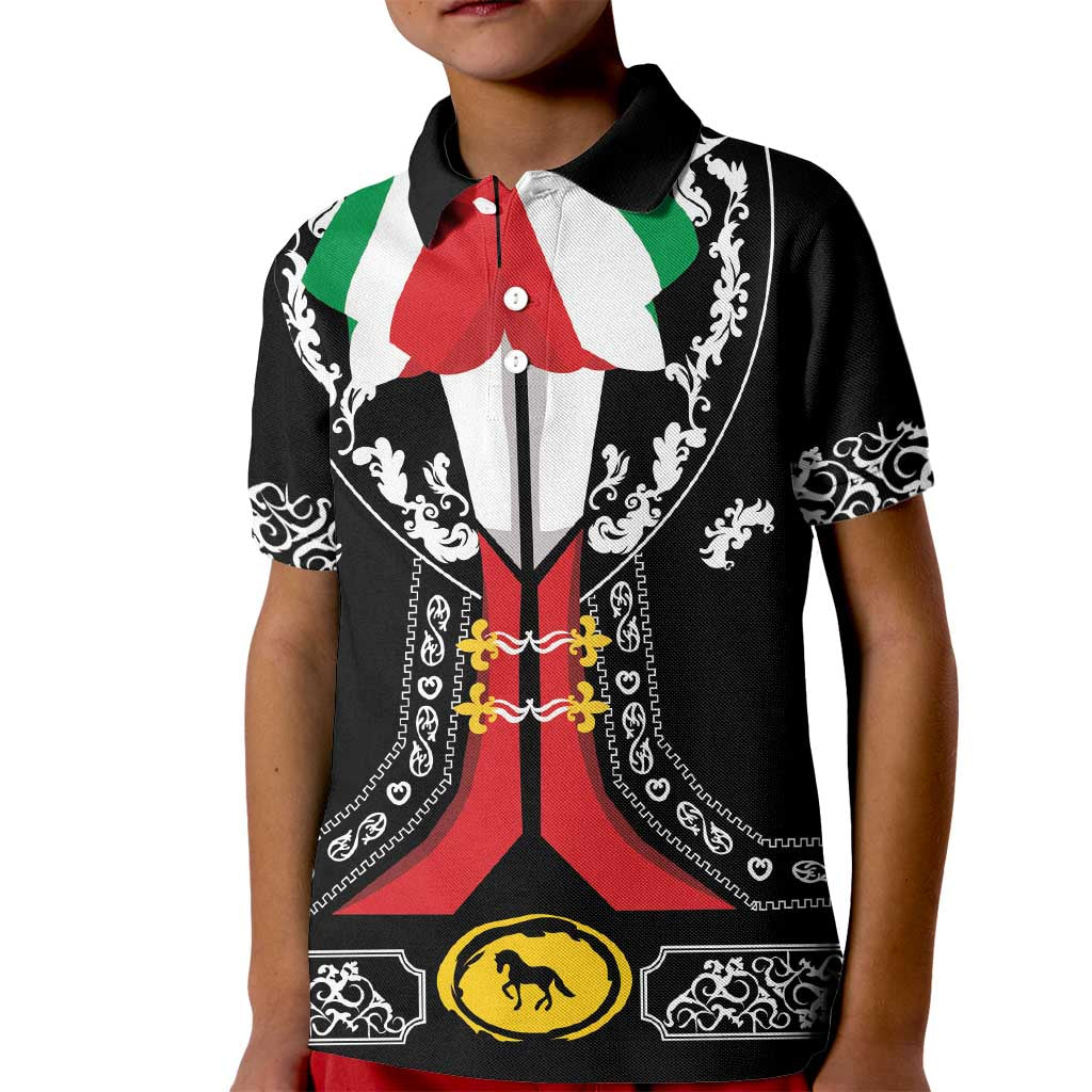 Mexican Trajes Charros Costume Kid Polo Shirt