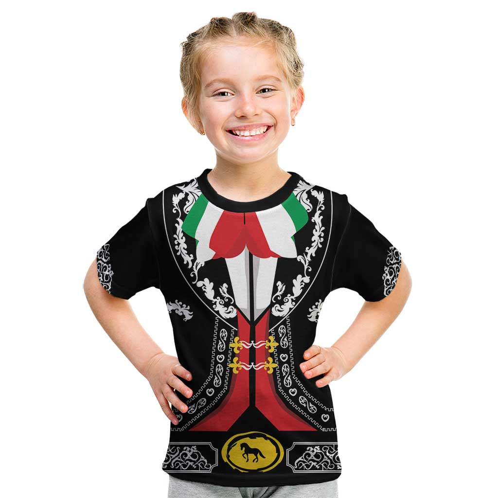 Mexican Trajes Charros Costume Kid T Shirt